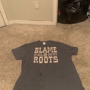 Woman’s blame it all on my boots T-shirt